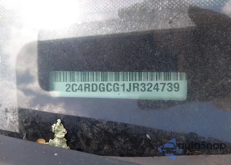 2018 Dodge Grand Caravan Sxt from USA, damaged, VIN 2C4RDGCG1JR324739